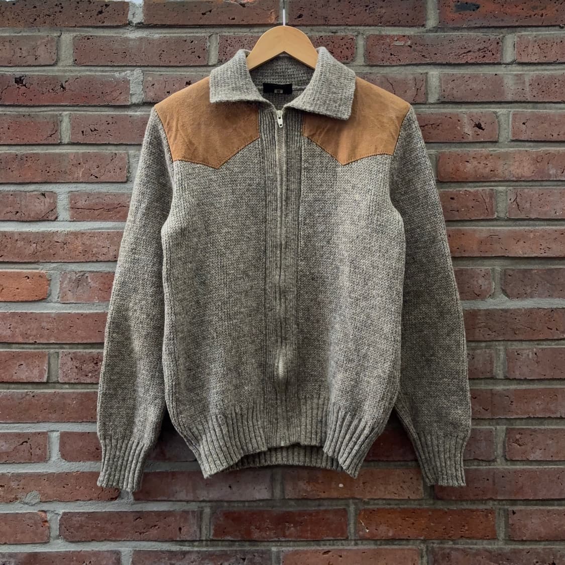 KOTARE 웨스턴 울 집업 니트 상품이미지1