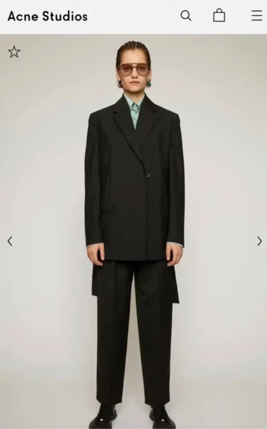 34) 아크네 스튜디오 Acne studios 블레이저 더블 브레스티드  상품이미지3