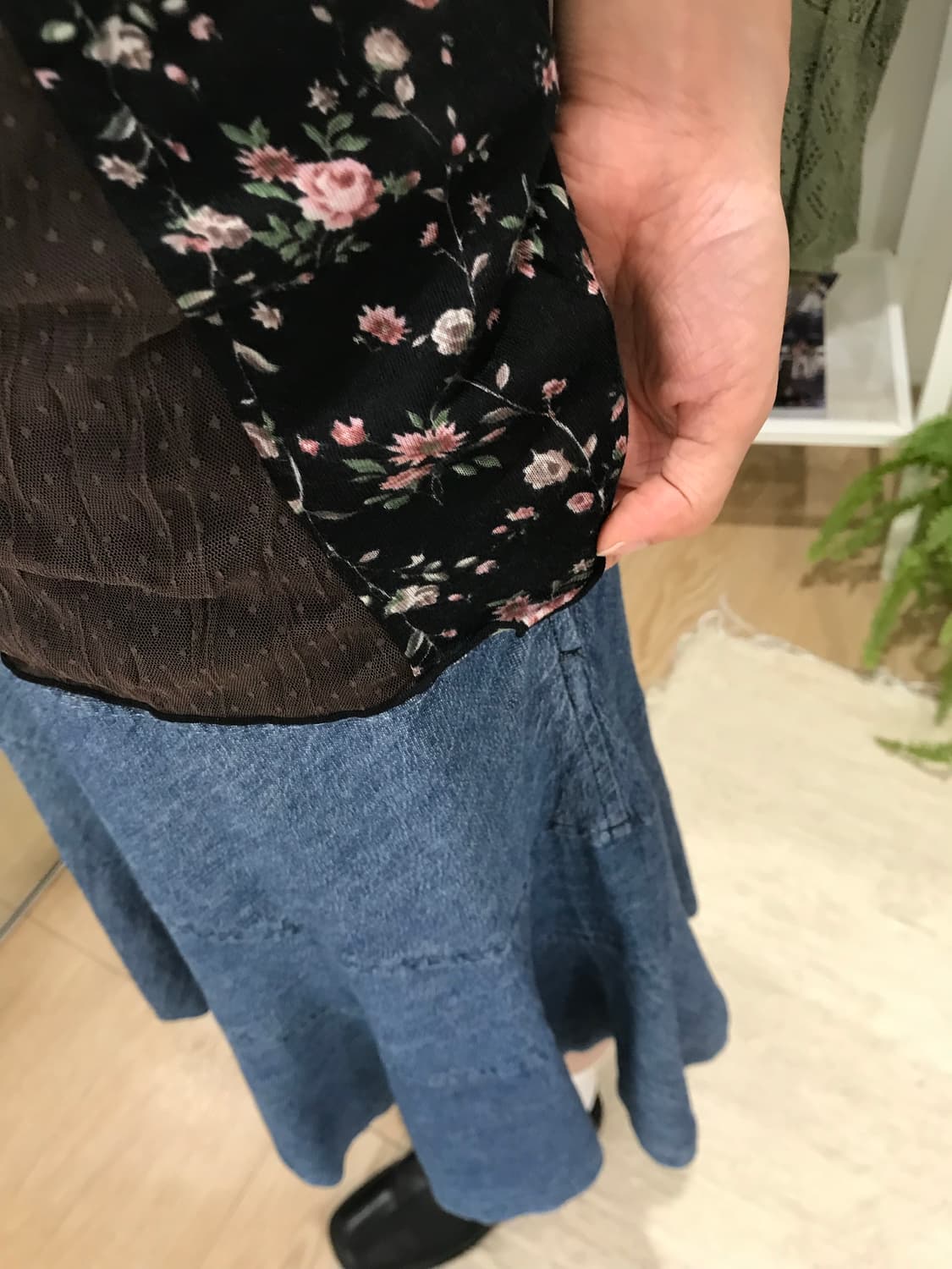 Comme des garcons denim skirt 상품이미지4
