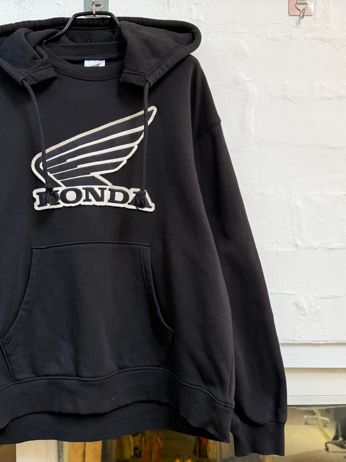 Honda x GU 블랙 후드 긴팔티 M 상품이미지3