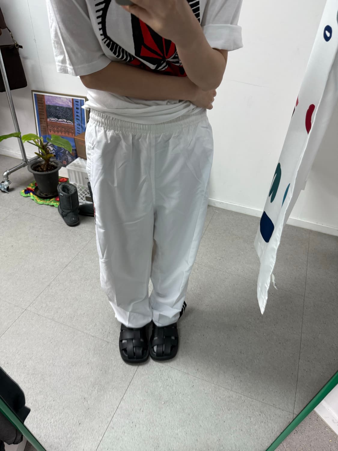 White jogger pants  상품이미지7