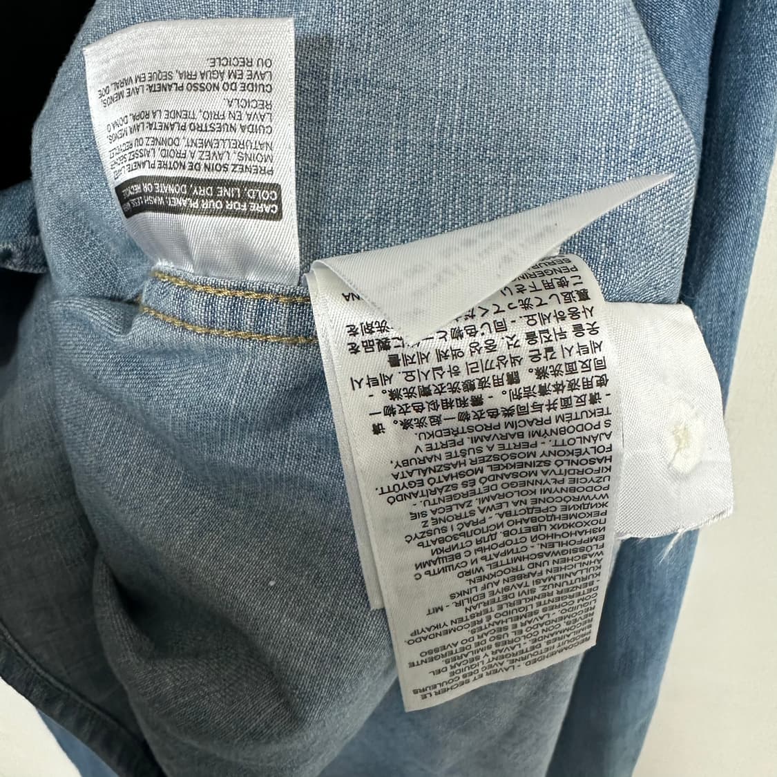 리바이스 데님 웨스턴셔츠L 상품이미지4