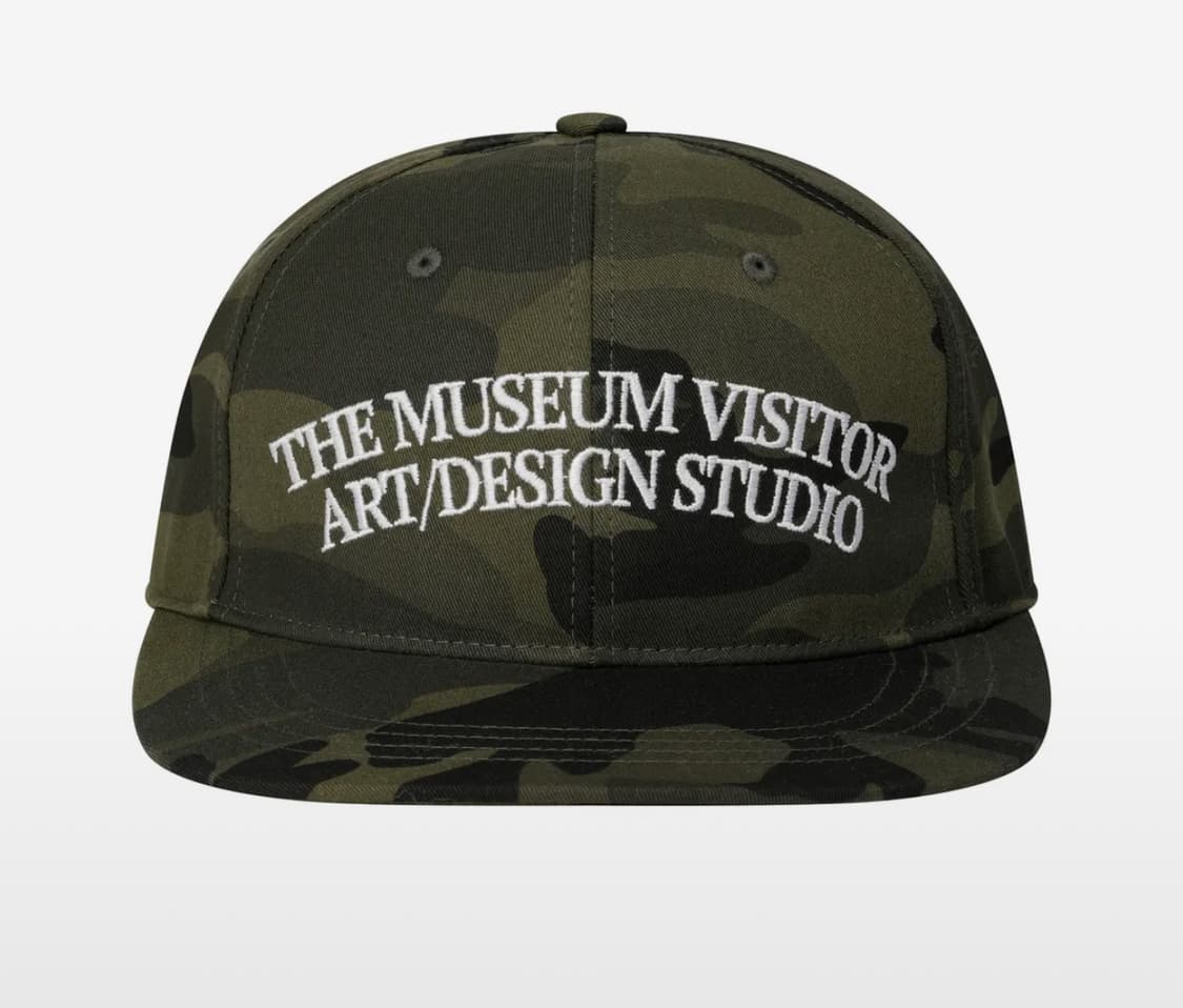 더뮤지엄비지터 모자 PONY EMBROIDERY CAP (CAMO) 상품이미지1