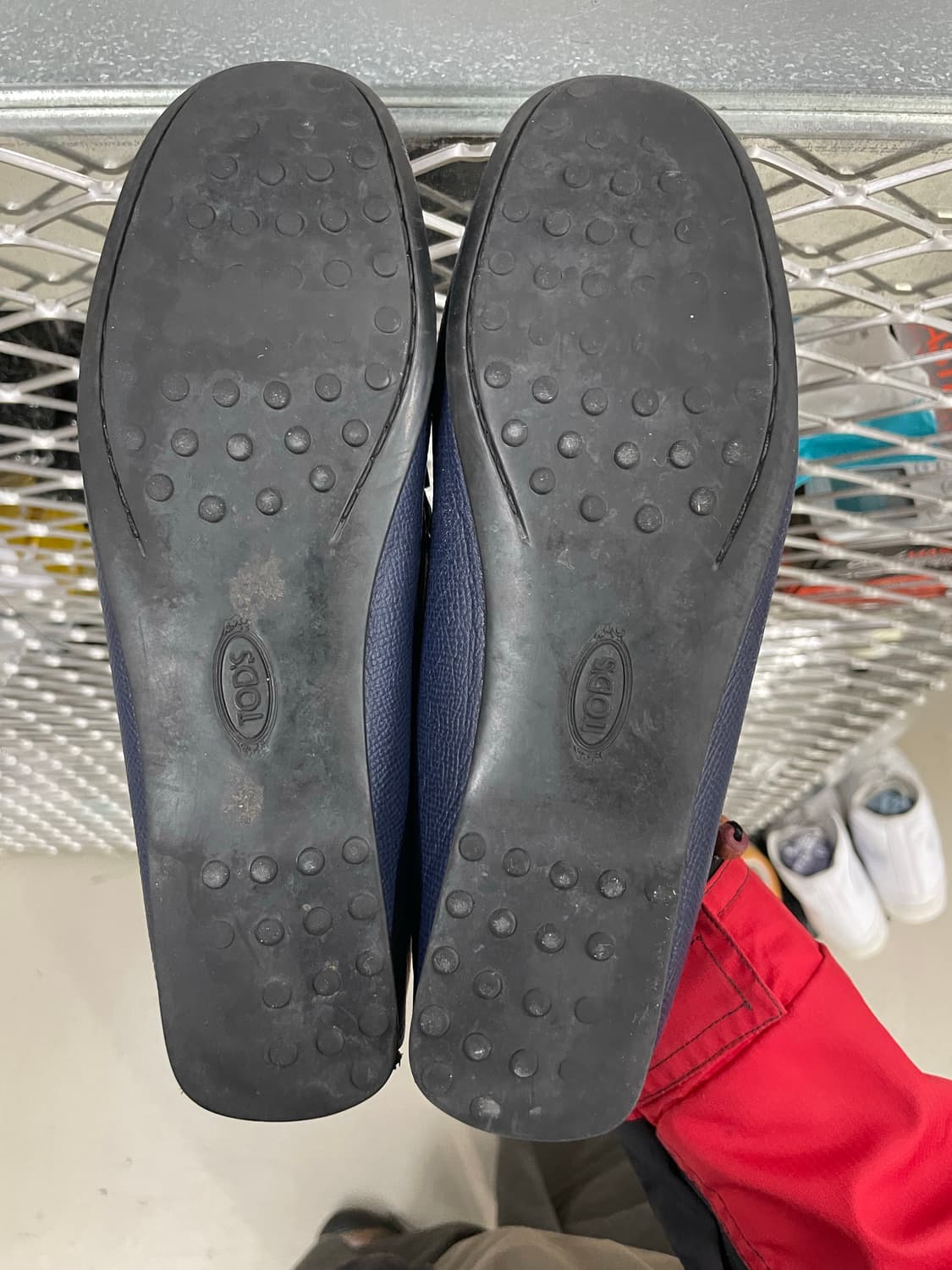 토즈 고미노 레더 드라이빙 슈즈 블루 37 상품이미지6