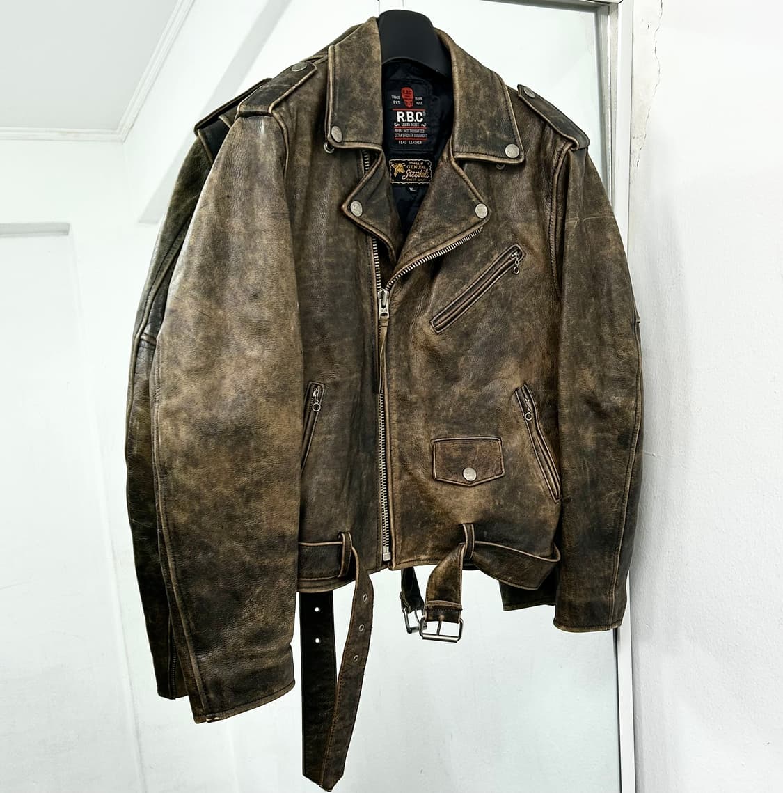 RBC 소가죽 라이더 자켓 상품이미지1