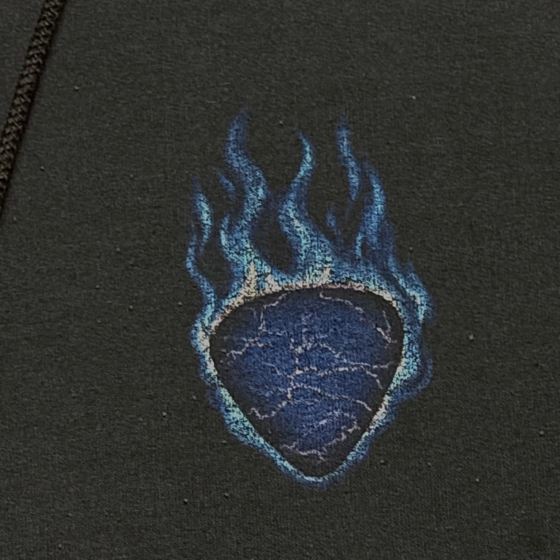 00s 미국 빈티지 플레임 기타 후드티 후드집업 상품이미지7