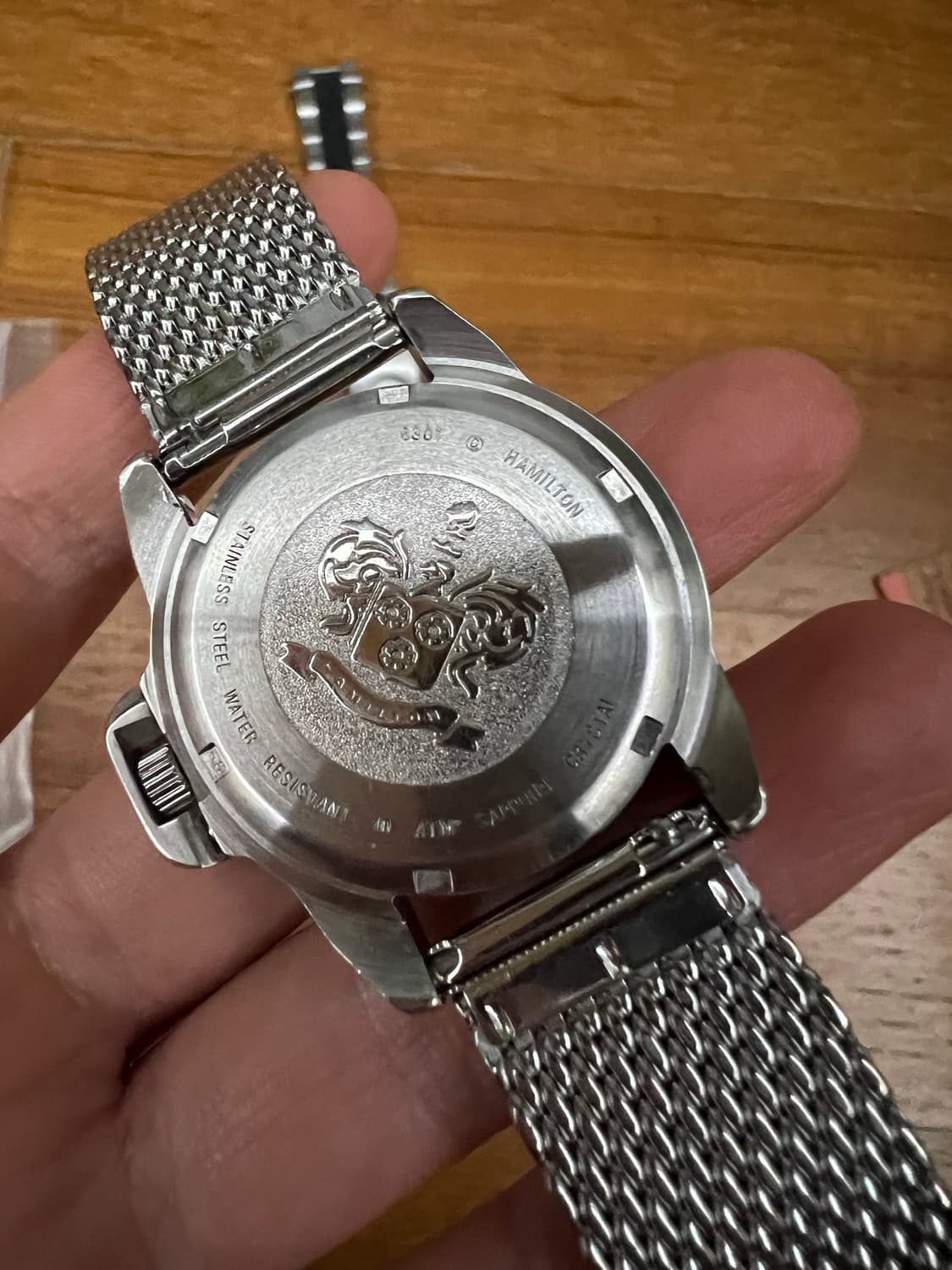 극레어 해밀턴 카키필드 빈티지 파네라이맛 검판 상품이미지4