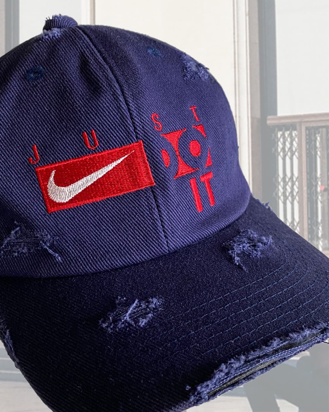 90s 올드 나이키 디스트로이드 빈티지 볼캡 모자 상품이미지5