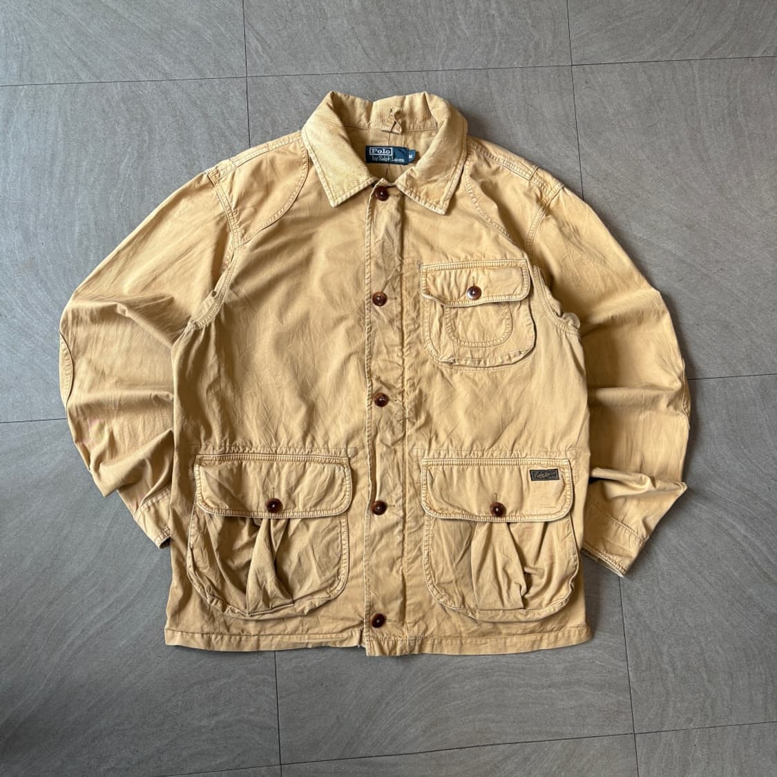 폴로 정품 모호크 베이지 코튼 헌팅 자켓 상품이미지1