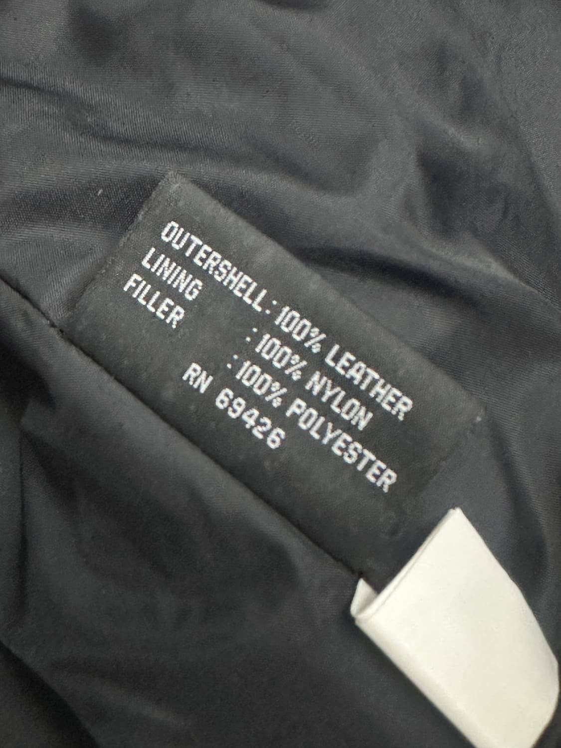 90s Wilsons Leather 싱글 라이더 자켓 XL 상품이미지10