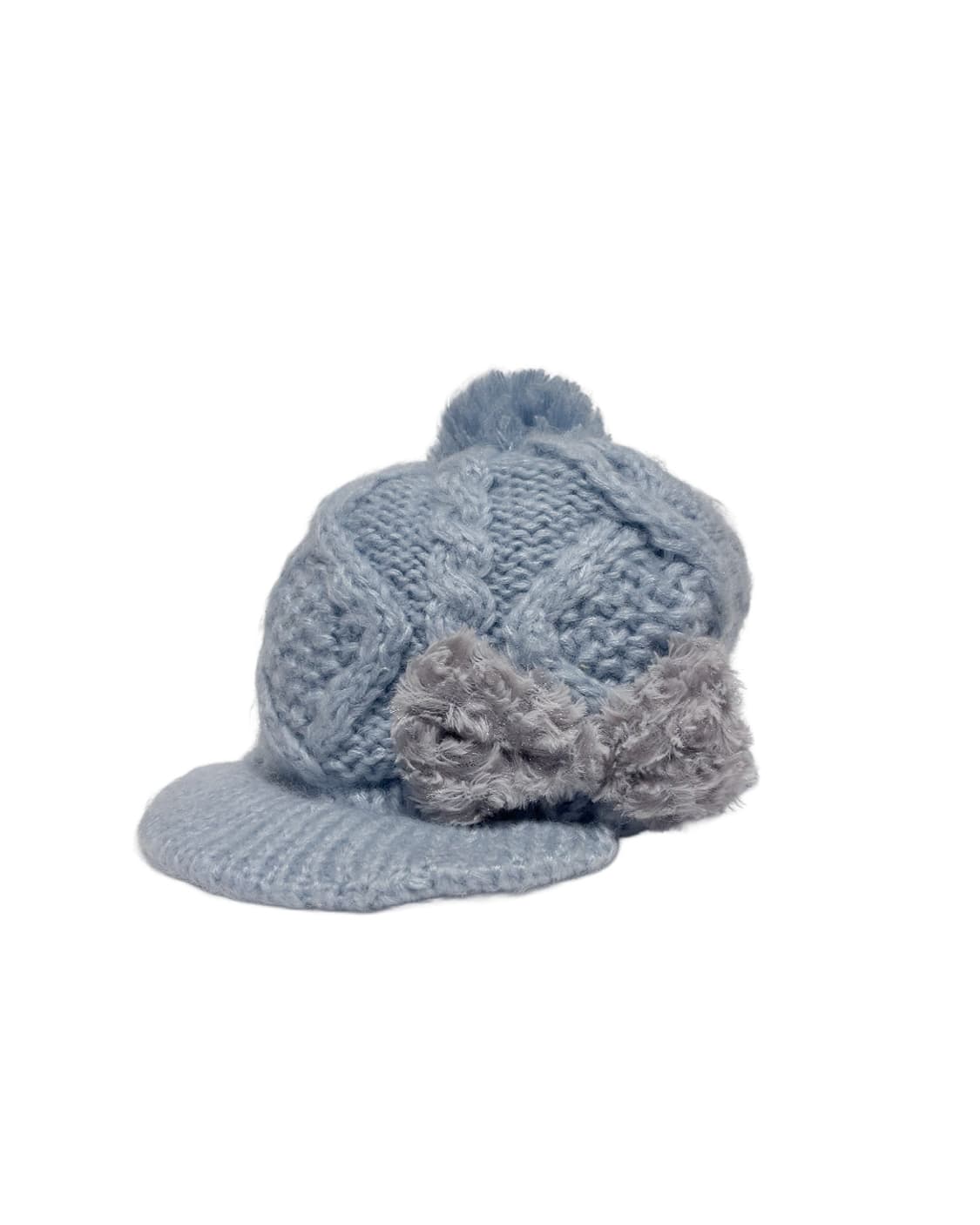 몽글 플러피 리본 비니 캡 상품이미지1