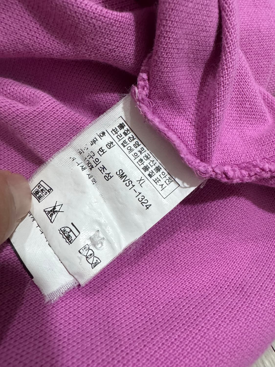 폴로 핑크 연두 빅포니 카라티 상품이미지4