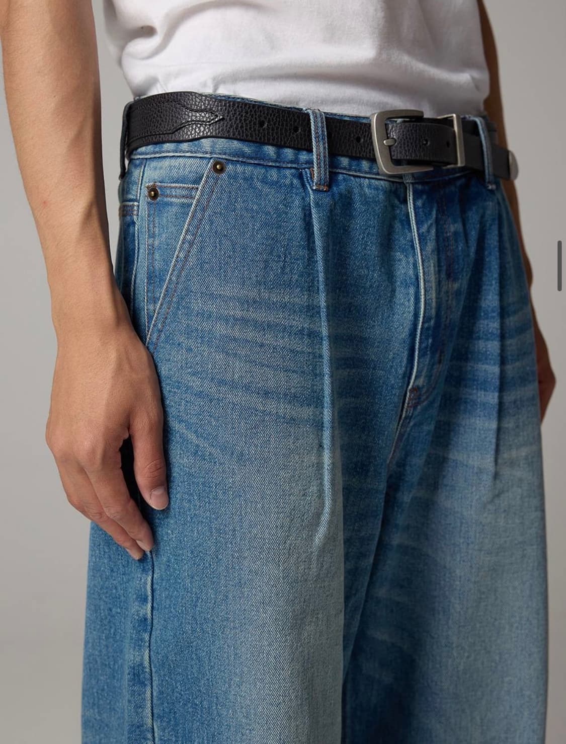 (새상품급) 디키즈 - 워시드 와이드 데님 팬츠 상품이미지6