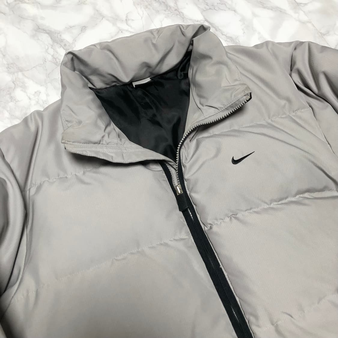 나이키 패딩 뉴챔프 희귀 대장 자켓 실버 상품이미지2
