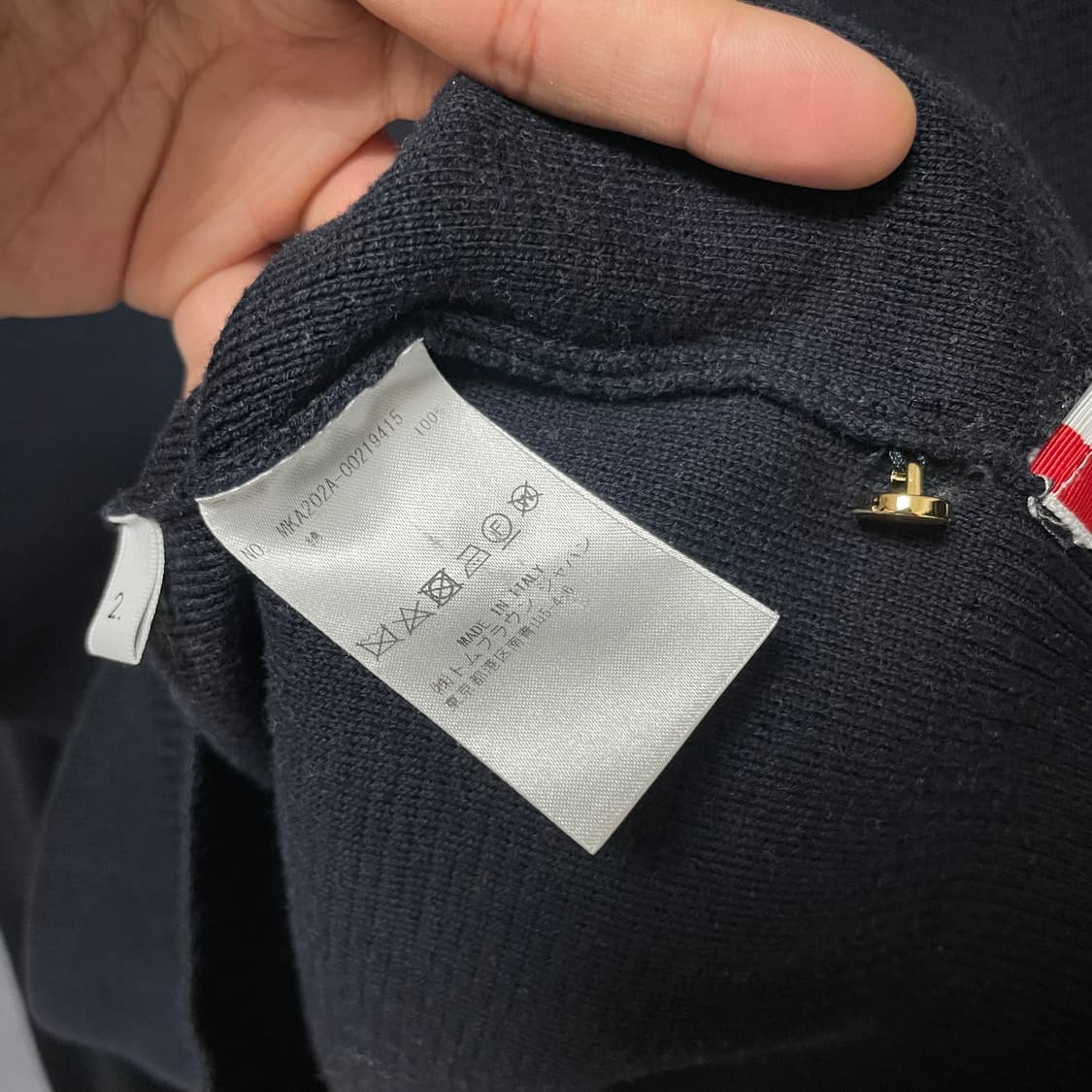 톰브라운 밀라노스티치 니트 2사이즈 금장 상품이미지5