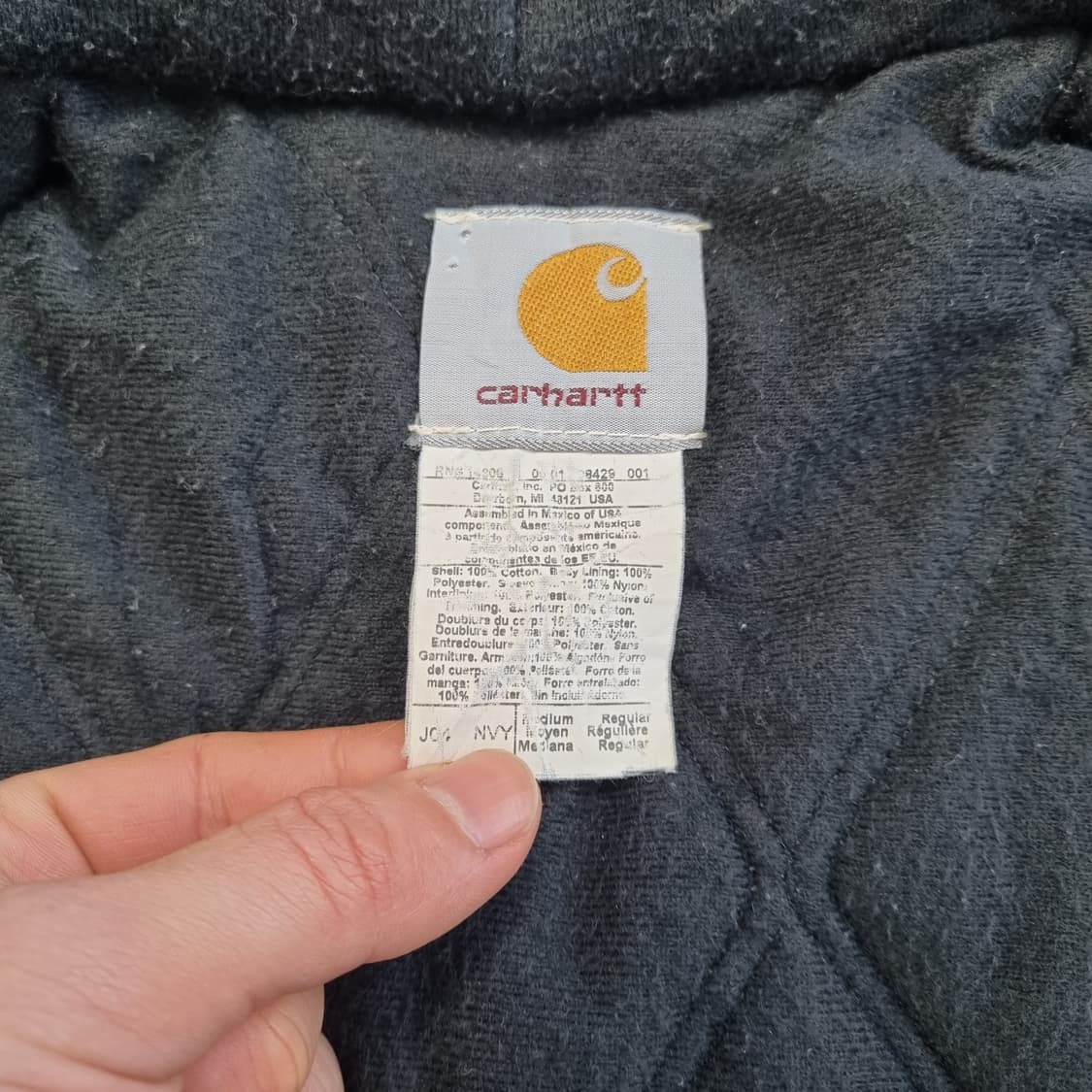 00S 빈티지 칼하트 액티브 자켓 J04 NVY - M 상품이미지10