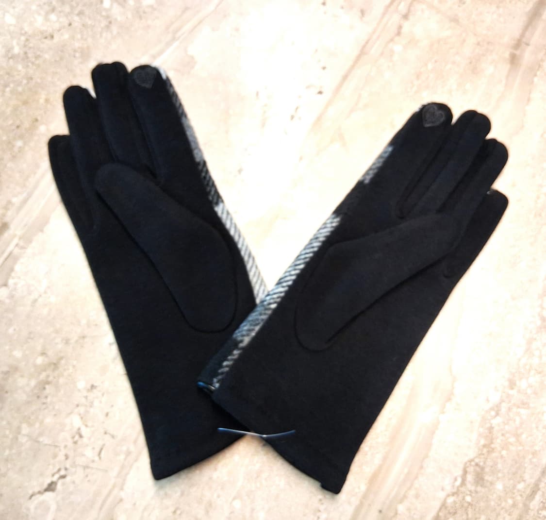 여성용 그레이 체크 장갑 1번 (새상품) 상품이미지6