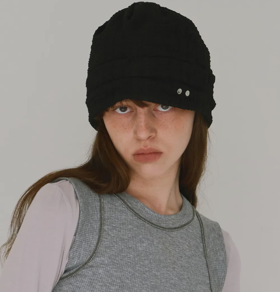 밀로우먼 심볼 레이스 비니 상품이미지1