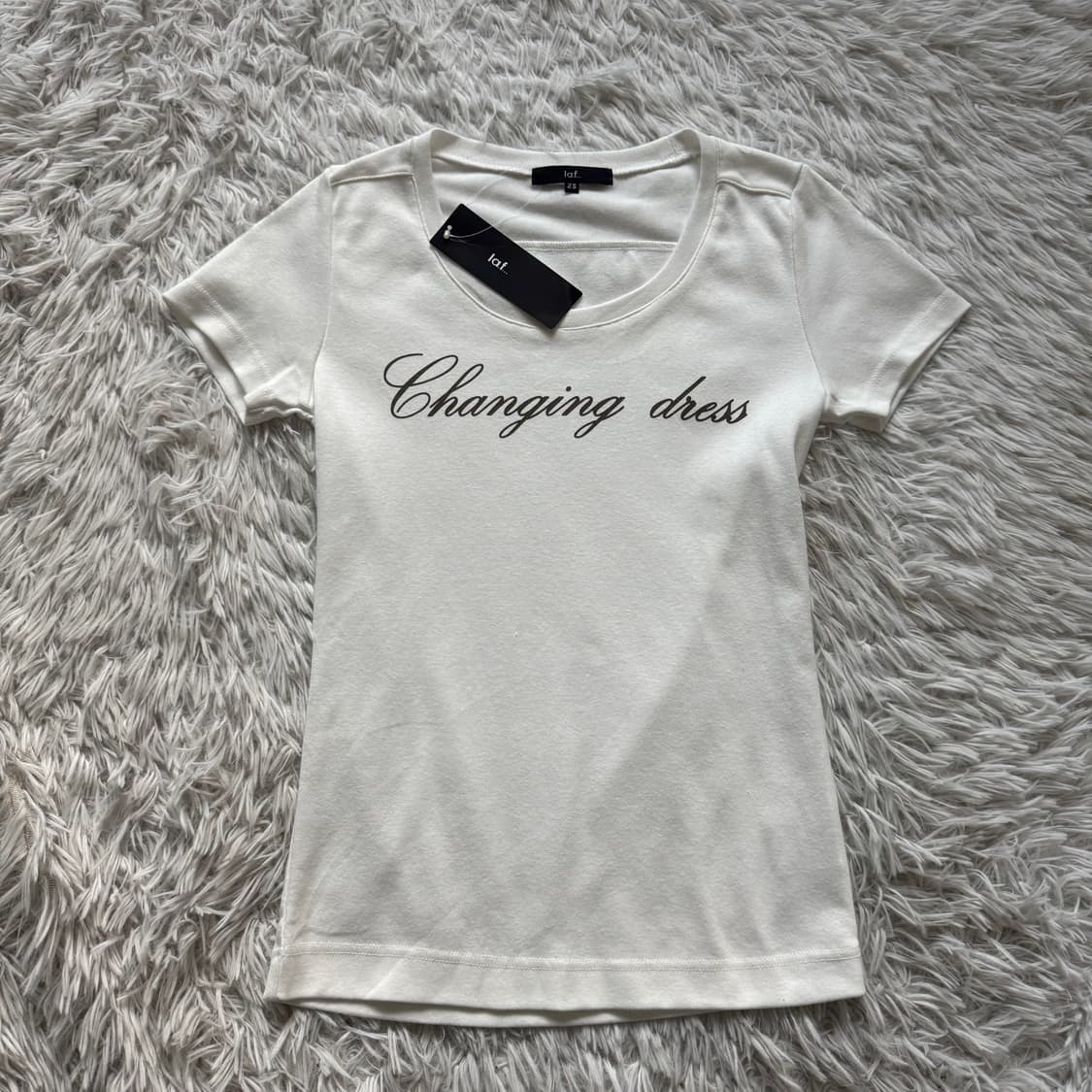 LAF 일본빈티지 크롭 반팔티 미사용제품 y2k 반팔 크롭티 S 39 상품이미지2