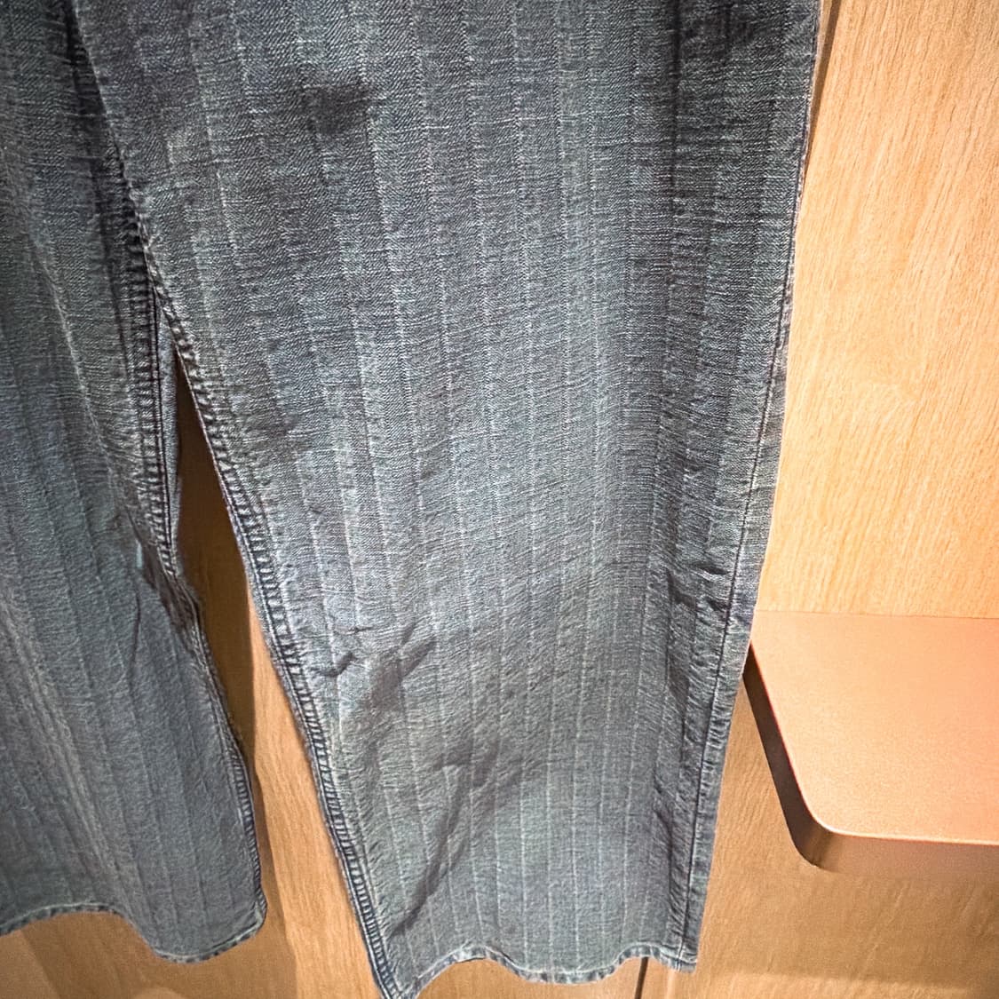 (정품/새상품) 아워레가시 남성 워싱 그레이 토리노 스트라이프 바스트 컷 상품이미지3