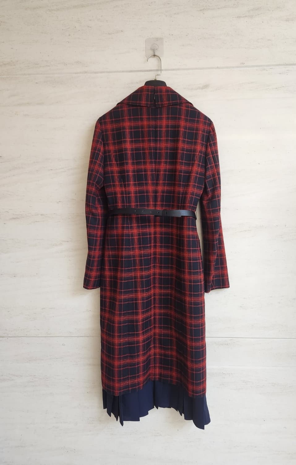 모조에스핀 더블버튼 밑단플리츠 원피스 55사이즈 상품이미지6