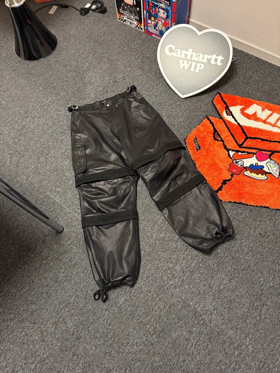 [1] 파 아카이브 레이어드 워크 팬츠 블랙 상품이미지6