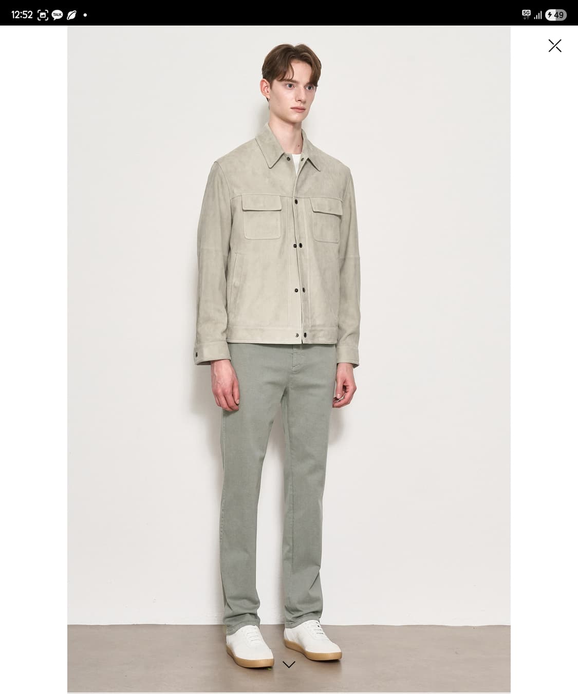 타임옴므 25SS 고트 스웨이드 트러커 자켓 상품이미지1