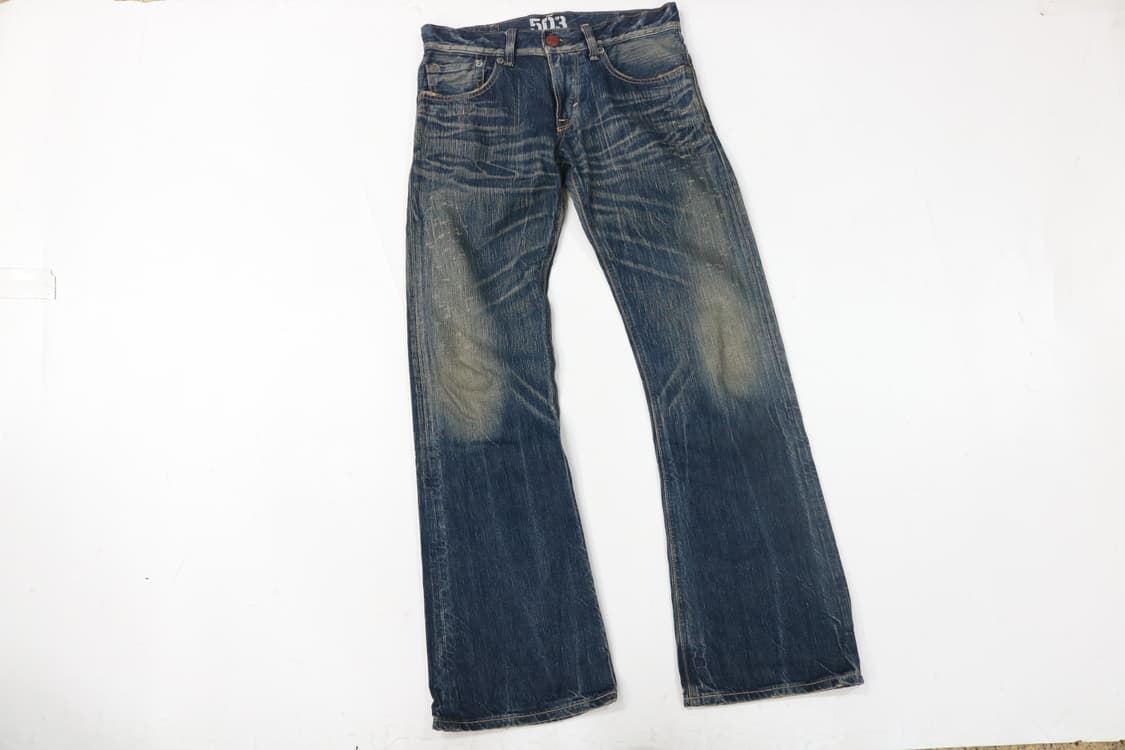 에드윈 503 블루트립 빈티지 워싱 플랩포켓 데님 부츠컷 상품이미지2