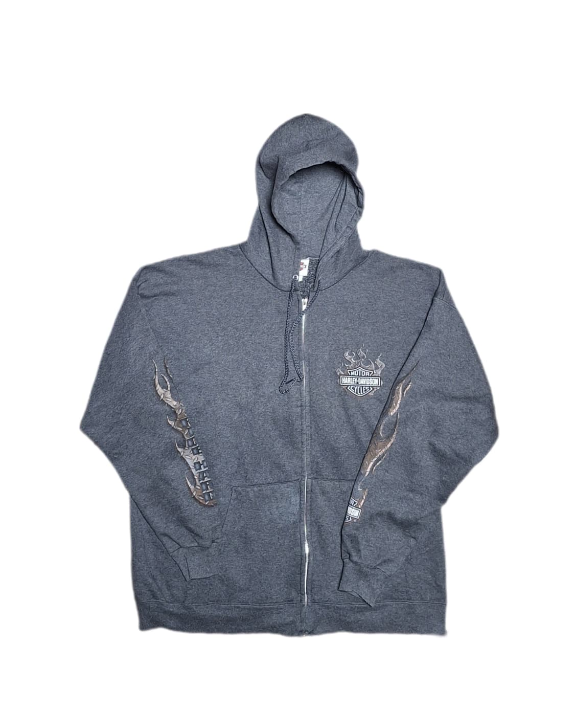00s 할리데이비슨 플레임 후드집업 상품이미지1