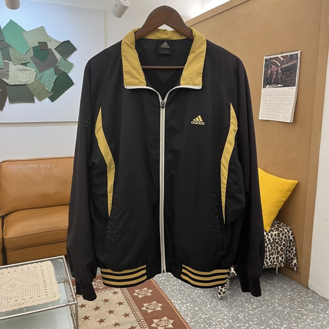 아디다스 올드스쿨 레트로 검골 바람막이 자켓 110 C10434 상품이미지3