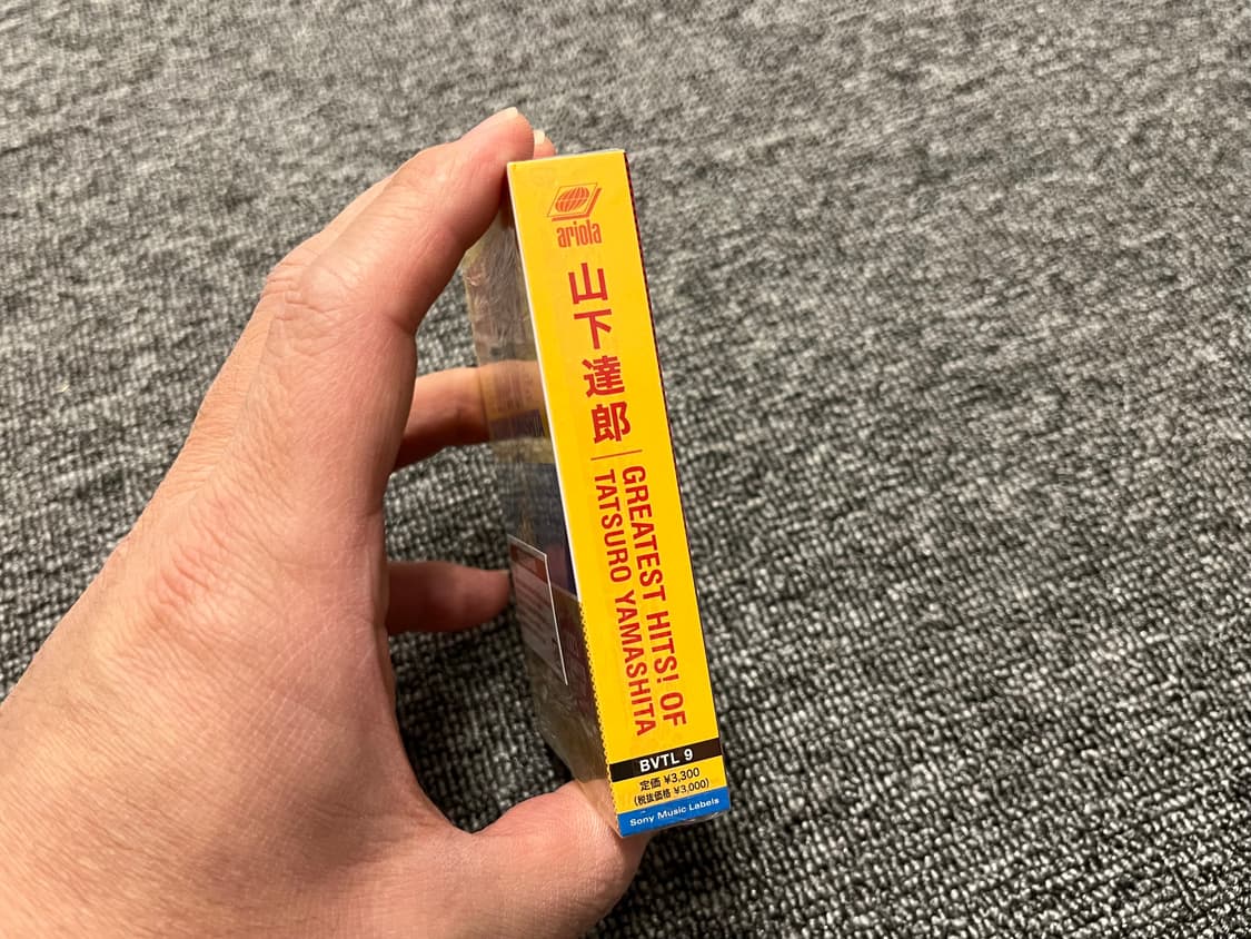 야마시타 타츠로 Greatest Hits 카세트테이프 미개봉 상품이미지3