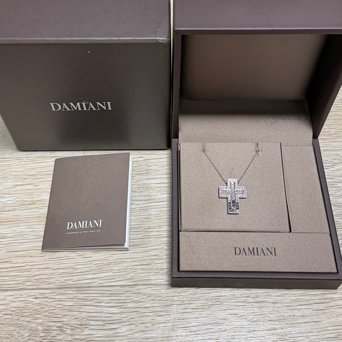 [S+급/스몰] 다미아니 벨에포크 블랙&화이트 18k 목걸이 상품이미지1