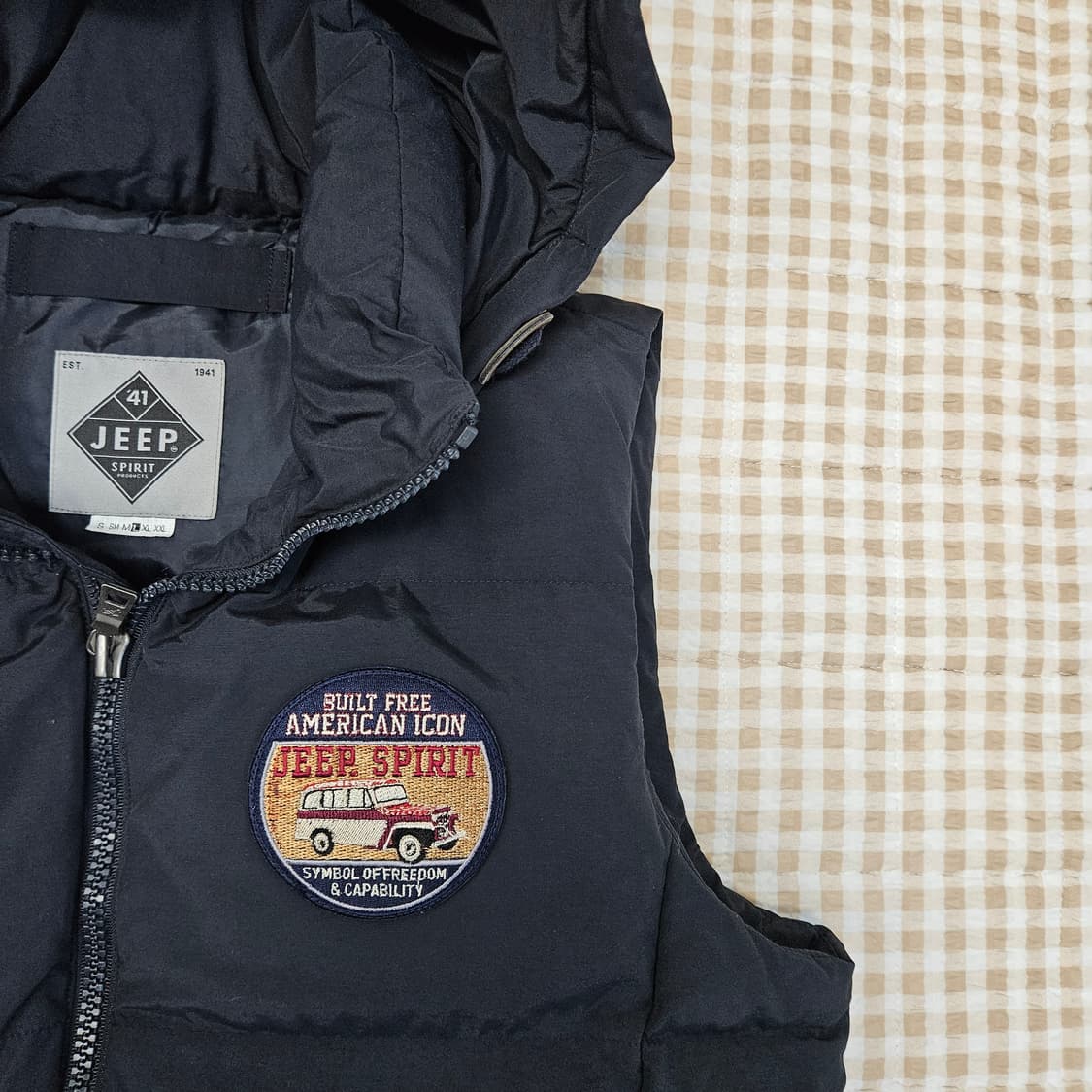 지프 오리털 패딩 베스트 조끼 남자100 상품이미지3