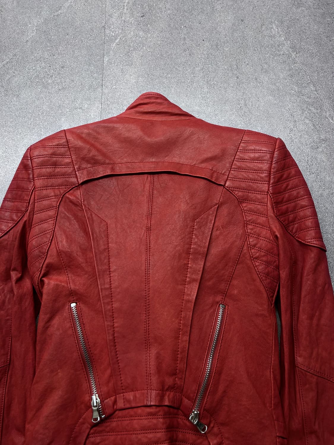 에고이스트 멀티 지퍼 램스킨 자켓 상품이미지8