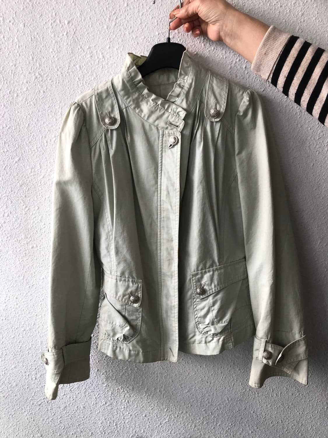 민트 레이스 자켓 상품이미지2