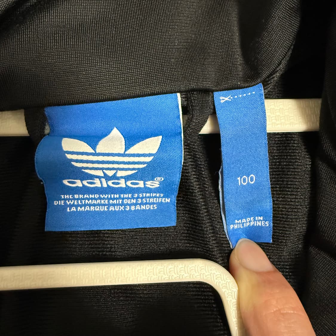 아디다스 파이어버드 져지 블랙 100 트랙탑 상품이미지3