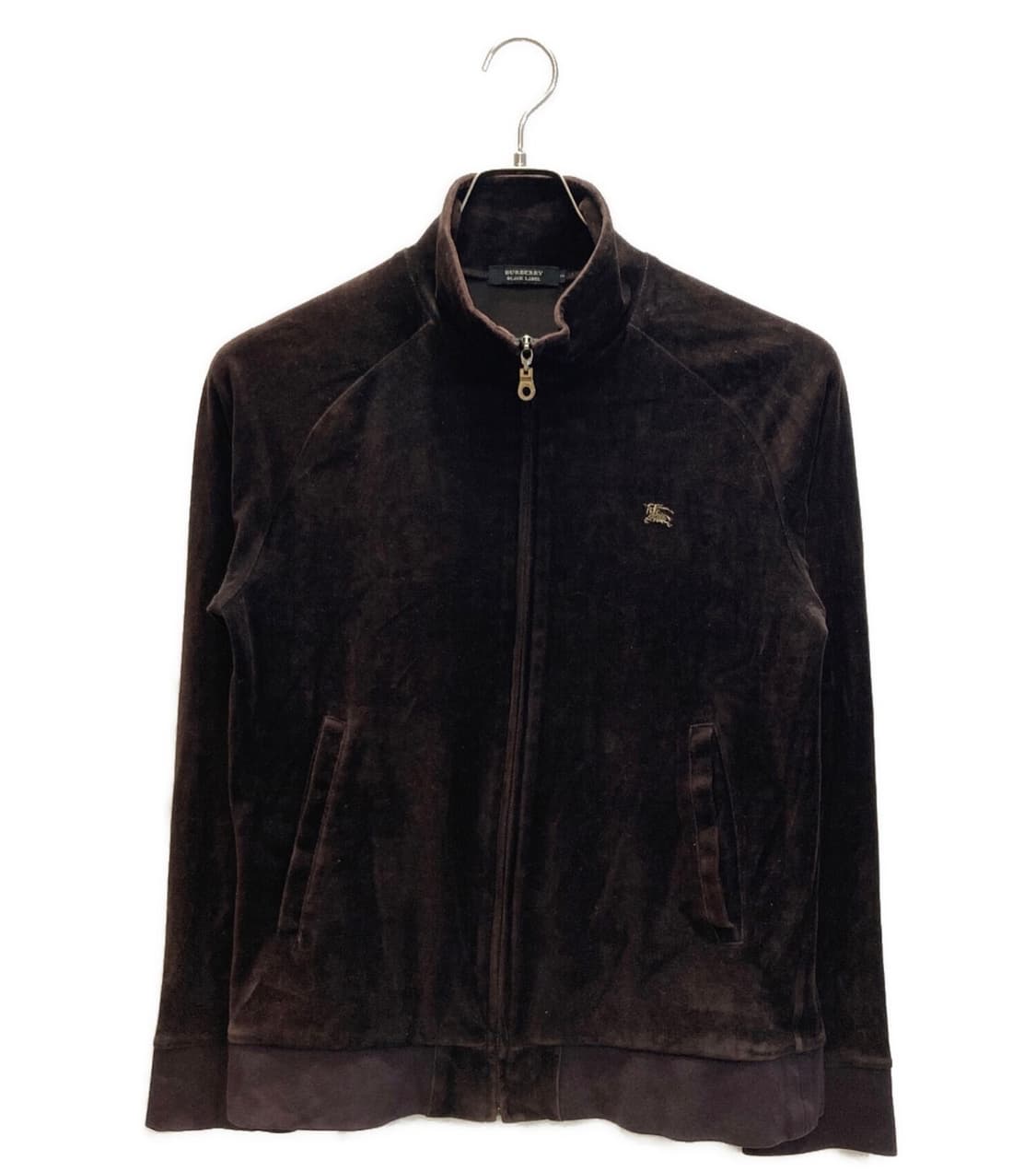 상태최상,유일매물) 버버리 브라운 벨벳 져지 상품이미지1