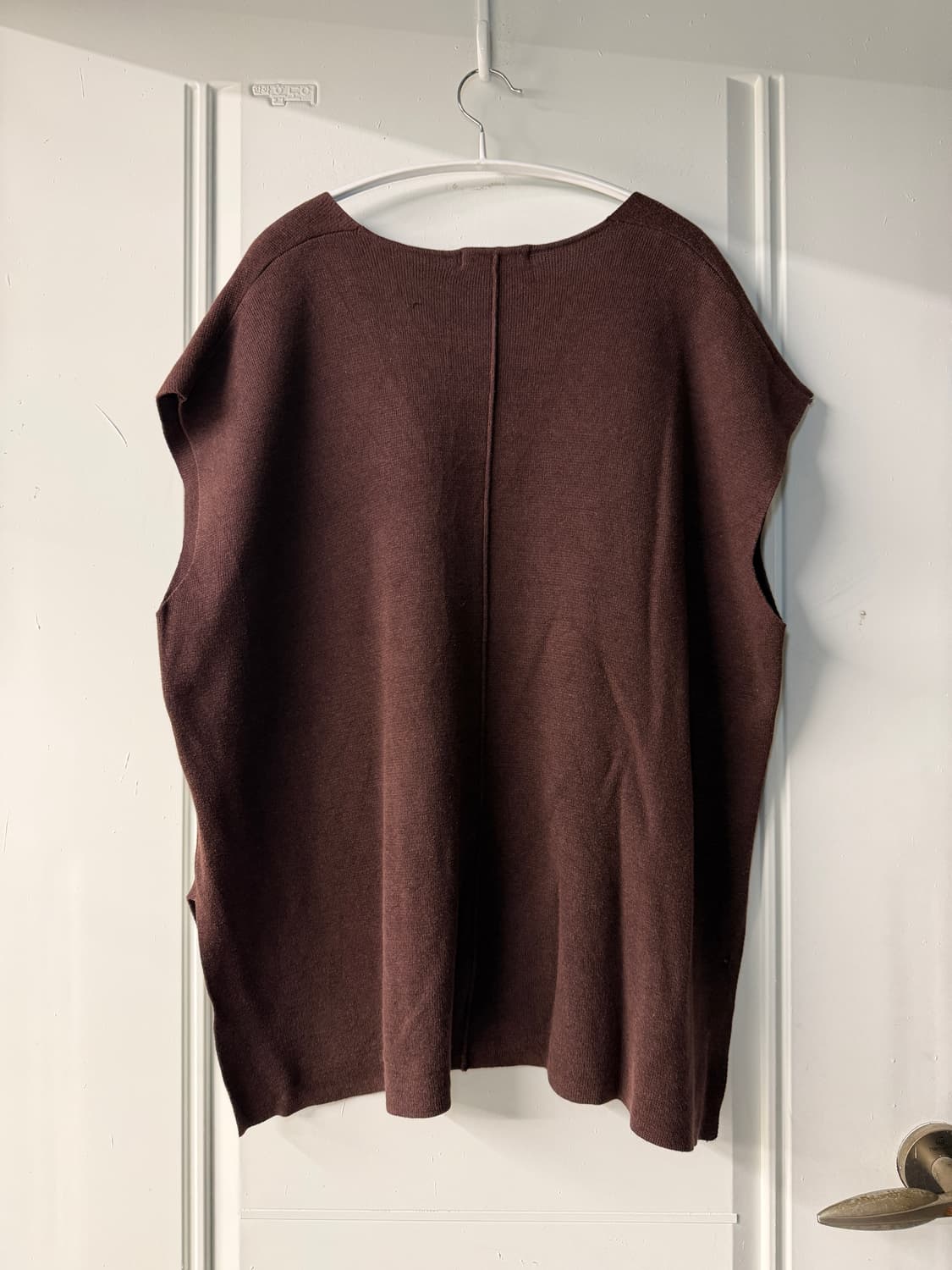 일본빈티지 브라운 니트베스트 상품이미지7