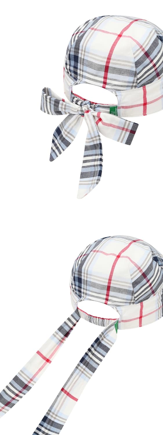 노컨텐츠 모자 220. Ribbon Check Cap _ Check 상품이미지5