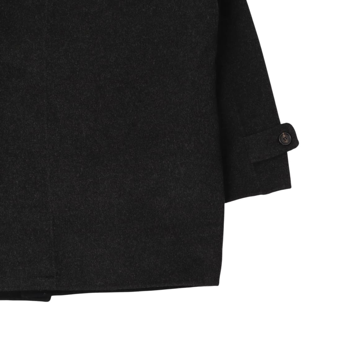 입생로랑 ysl로고 챠콜 울 하프 코트 상품이미지7