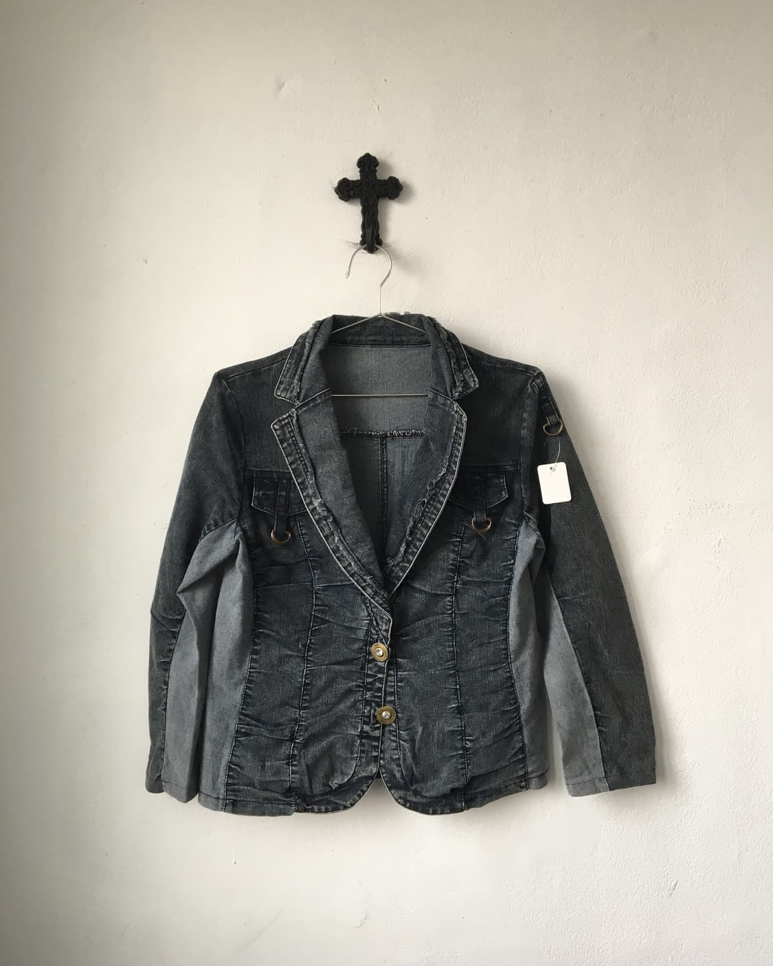 Shirring denim jacket 상품이미지2