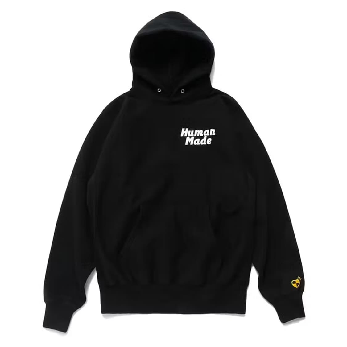휴먼메이드 테스팅 에이셉 라키 머천 후드 블랙 [XXL] 상품이미지2