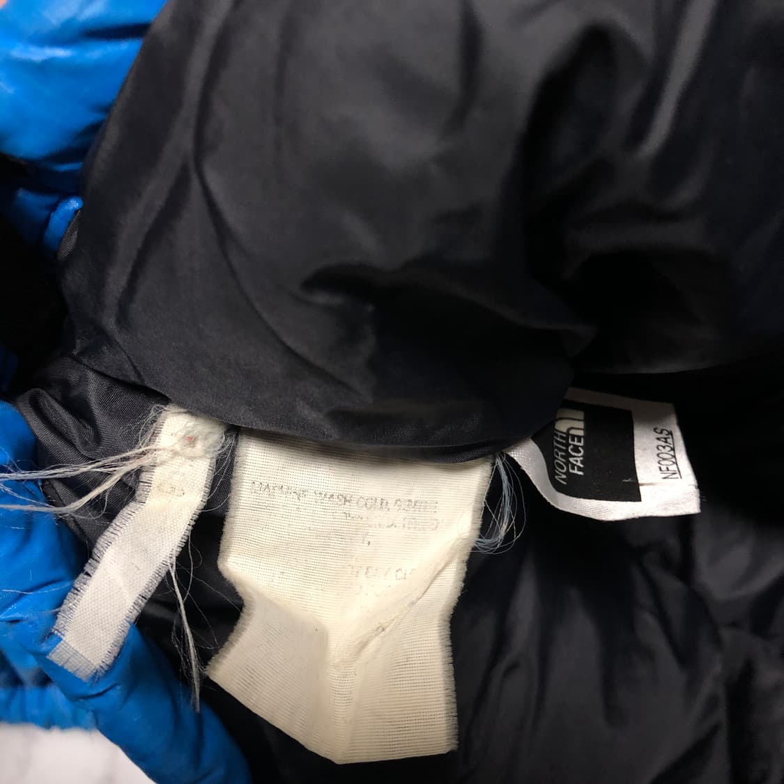 노스페이스 눕시 패딩 아쿠아블루 소다 자켓 상품이미지5