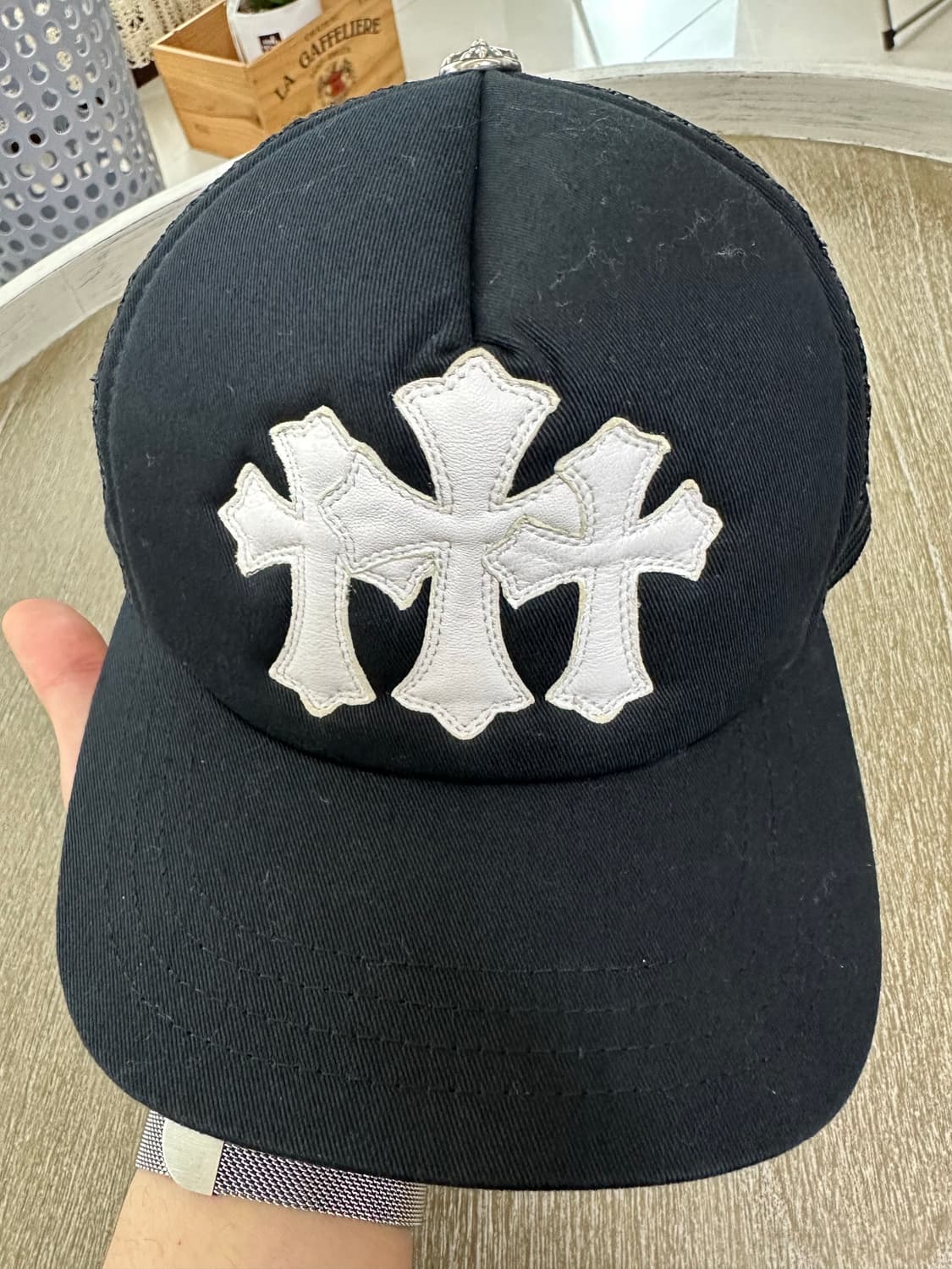 크롬하츠 세메터리 레더패치 트러거캡 상품이미지1