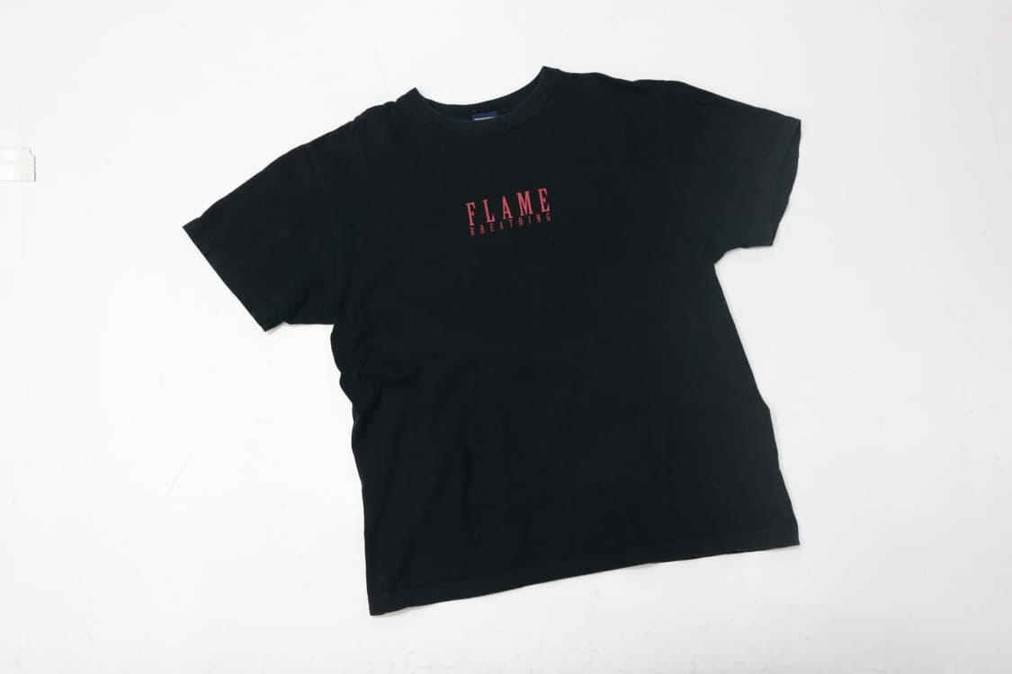 COSPA 귀멸의 칼날 렌고쿠 쿄쥬로 '화염의 호흡' 그래픽티셔츠 (L) 상품이미지5