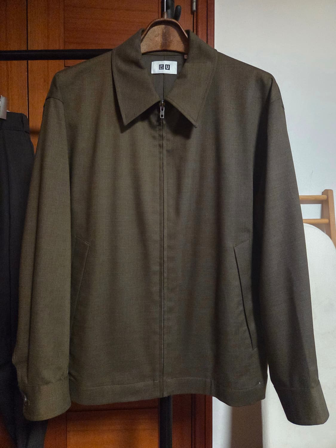 유니클로U 브라운 블루종 상품이미지1