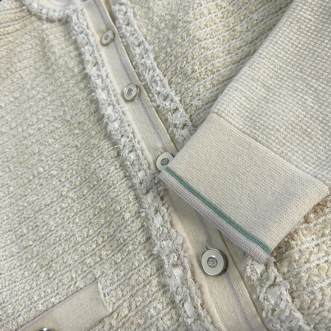 마인 브레이드 라인 트위드 가디건 상품이미지4