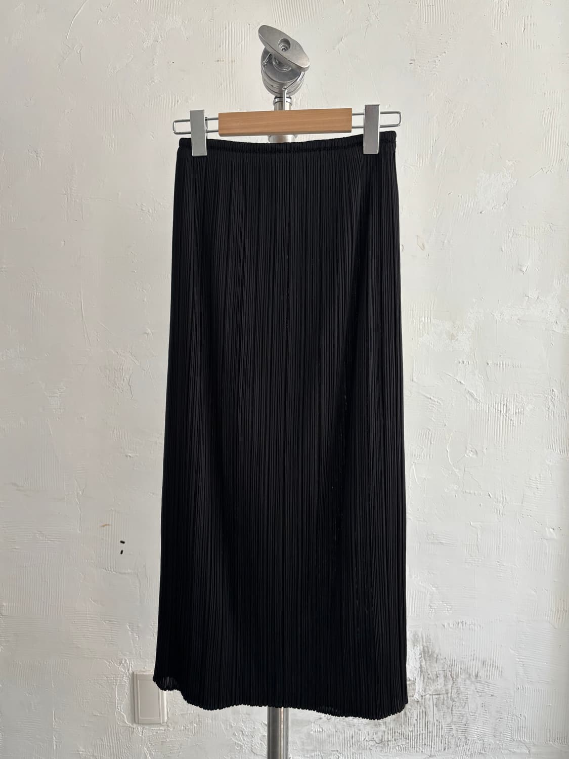 Pleats Please 플리츠플리즈 블랙 플리츠 롱 스커트 상품이미지3