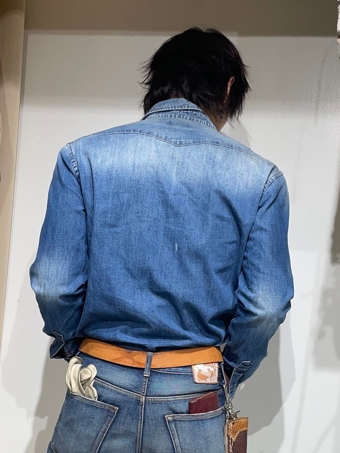 빈티지 웨스턴 데님셔츠  상품이미지2