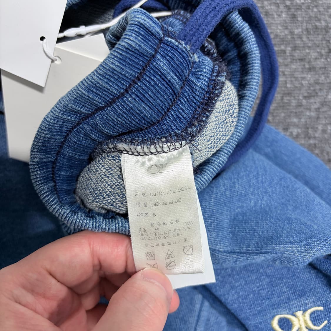 OIOI 빈티지 스웻 와이드 팬츠 새상품 상품이미지4